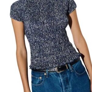 Nation LTD - Sissi smocked top (BNWT)